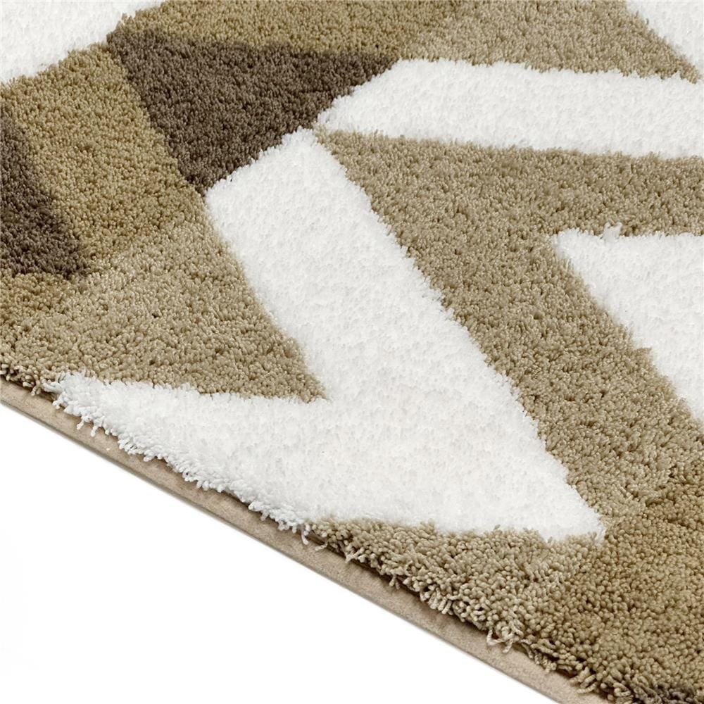 พรม HOME LIVING STYLE ZIGZAG 45x70 ซม. สีน้ำตาล