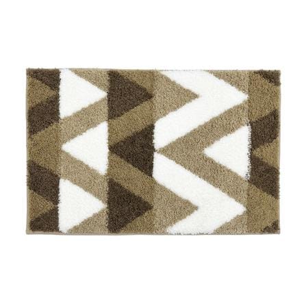 พรม HOME LIVING STYLE ZIGZAG 45x70 ซม. สีน้ำตาล_0