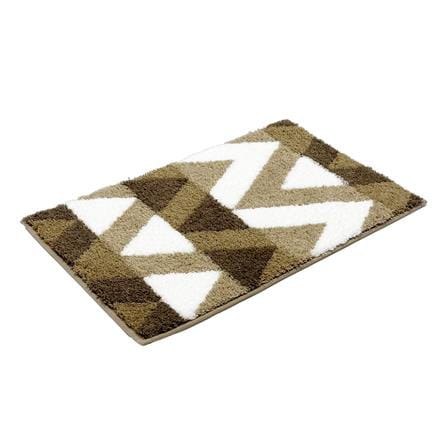 พรม HOME LIVING STYLE ZIGZAG 45x70 ซม. สีน้ำตาล_5