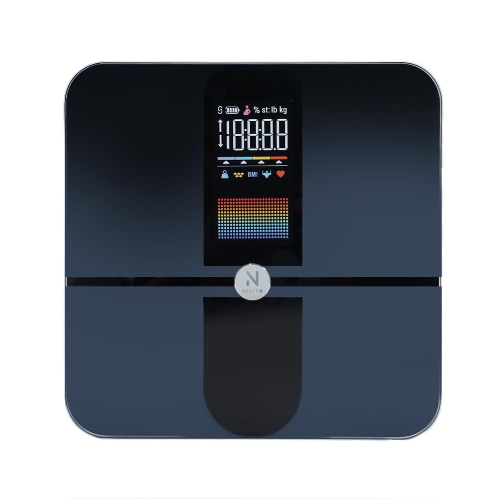 เครื่องชั่งน้ำหนักวัดมวลกาย NIKITO FI2319LB-C สีดำ