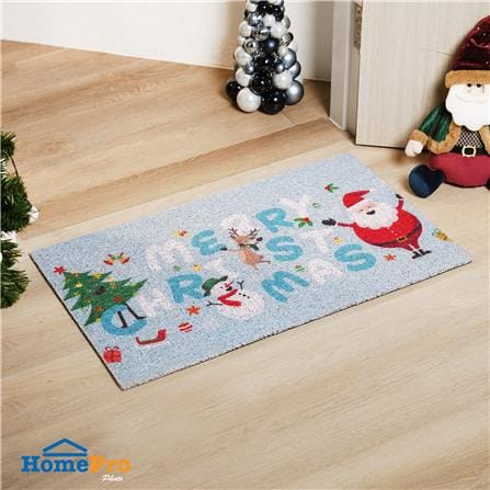 พรมเช็ดเท้าดักฝุ่น HOME LIVING STYLE MRC 45X75 ซม. สีฟ้า_8