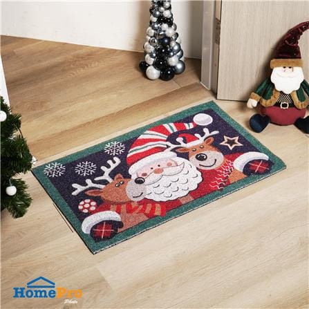 พรมเช็ดเท้าดักฝุ่น HOME LIVING STYLE HUG 45X75 ซม. สีน้ำเงินเข้ม_7
