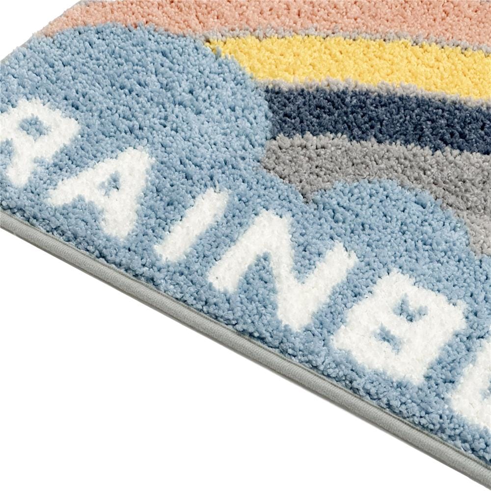 พรม HOME LIVING STYLE RAINBOWS 45x70 ซม. สีเทา
