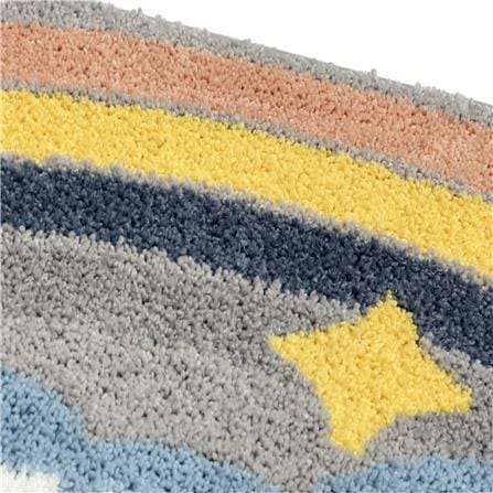พรม HOME LIVING STYLE RAINBOWS 45x70 ซม. สีเทา_3