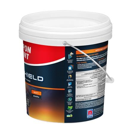 สีน้ำทาภายนอก ชนิดด้าน NIPPON PAINT HYBRIDSHIELD BASE A 2.5 แกลลอน_3