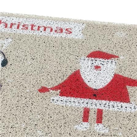 พรมเช็ดเท้าดักฝุ่น HOME LIVING STYLE MERRY 45X75 ซม. สีเบจ_3