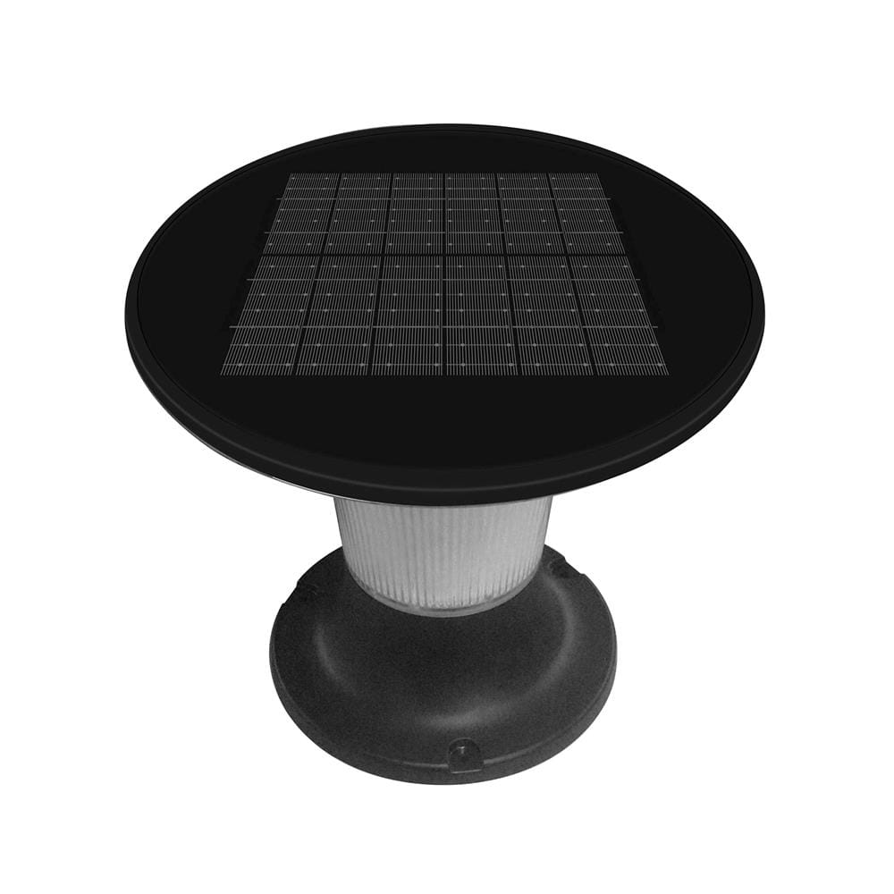 ไฟผนังนอก SOLAR LAMPTAN 2IN1 FLOWLIGH 15 วัตต์ DAYLIGHT/COOL WHITE/WARM WHITE สีดำ