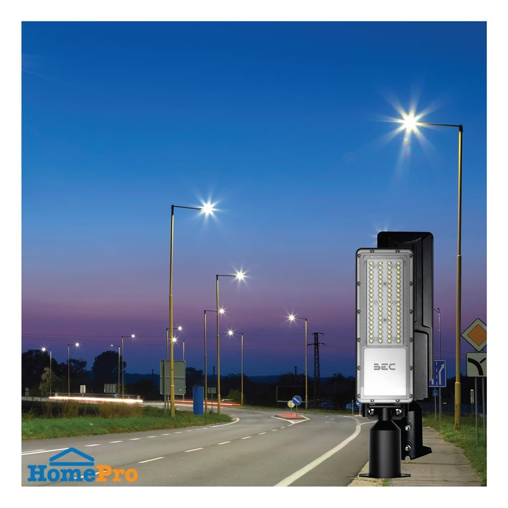ไฟถนน LED BEC EAGLE 50 วัตต์ DAYLIGHT สีดำ