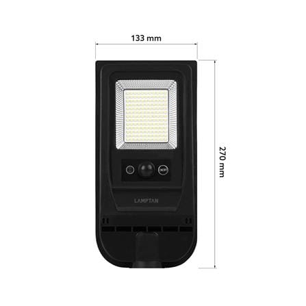 ไฟถนน SOLAR LAMPTAN MICRO2 50 วัตต์ DAYLIGHT สีดำ_8