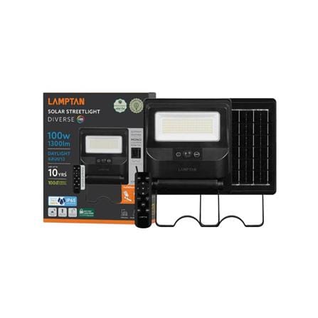ไฟถนน SOLAR LAMPTAN DIVERSE 100 วัตต์ DAYLIGHT สีดำ_5