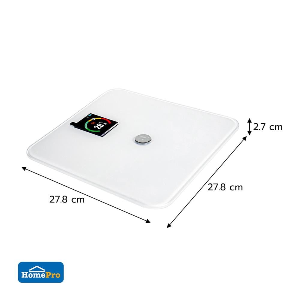 เครื่องชั่งน้ำหนักวัดมวลกาย NIKITO FI2019LB-G สีขาว