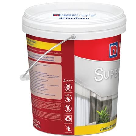 สีน้ำทาฝ้า ชนิดด้าน NIPPON PAINT SUPER SERVE SS700 สีขาว 5 แกลลอน_2