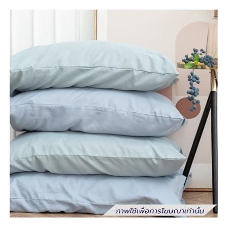 ชุดผ้าปูที่นอน 3.5 ฟุต (ชุด 4 ชิ้น) SANTA BEDDING GREEN/LIGH BLUE_5