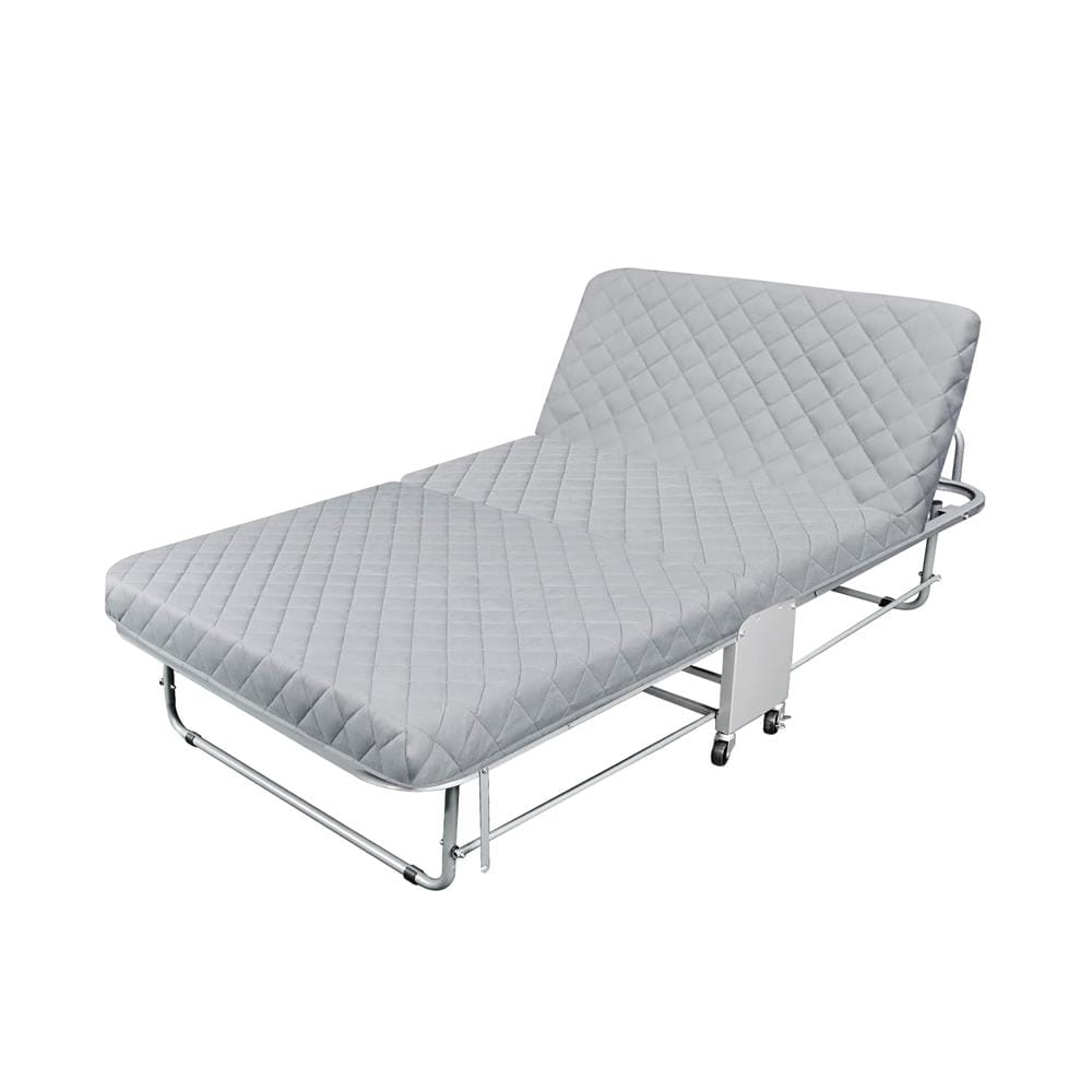 เตียงพับพร้อม TOPPER THAIBULL OLT237-90S 90x190x37 ซม. สี GREY