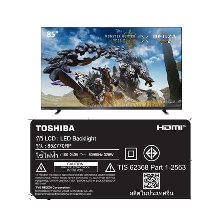 ทีวีมินิแอลอีดี 85 นิ้ว TOSHIBA (4K, MINI LED, VIDAA) 85Z770RP_6