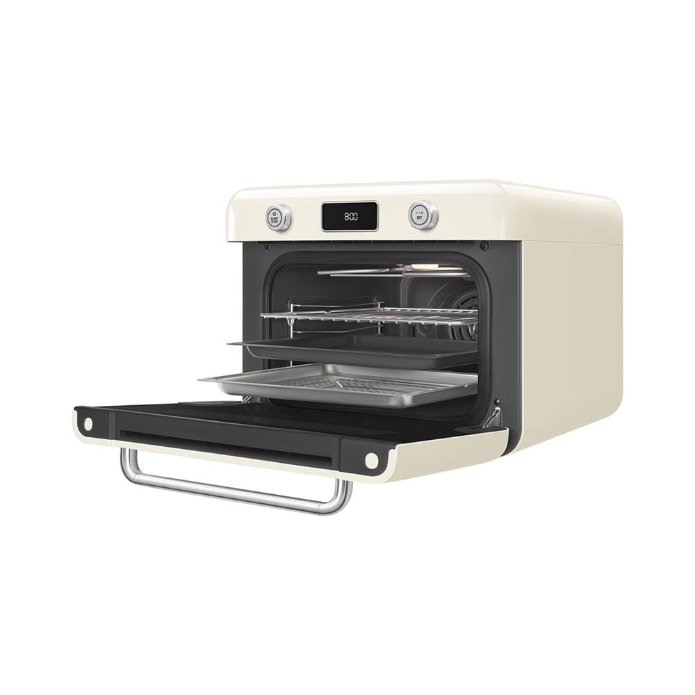 เตาอบเล็กแมนนวล SMEG COF01CREU สีครีม