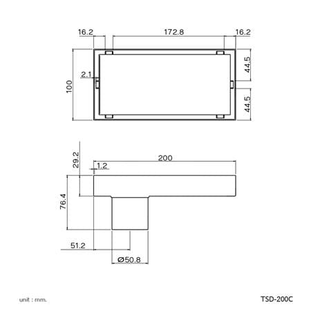 รางน้ำทิ้ง WS TSD-200C 20 ซม._1
