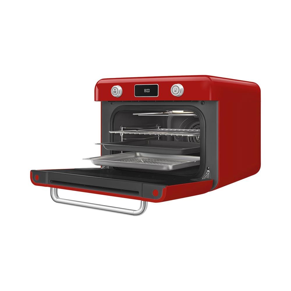 เตาอบเล็กแมนนวล SMEG COF01RDEU สีแดง