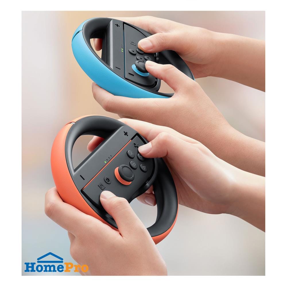 พวงมาลัย NINTENDO SWITCH JOY-CON 2 สี LIGHT BLUE/LIGHT RED