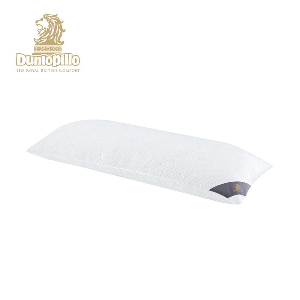 หมอน BODY ไมโครไฟเบอร์ DUNLOPILLO SNOWTEMP 19x49 นิ้ว สีขาว
