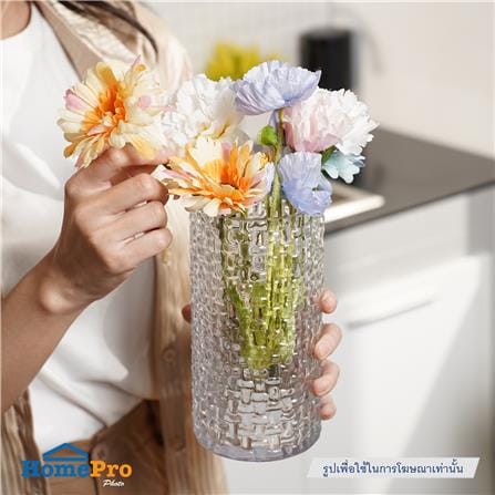 ของตกแต่ง แจกันแก้ว HOME LIVING STYLE GALA 10.5x20 ซม สีใส_4