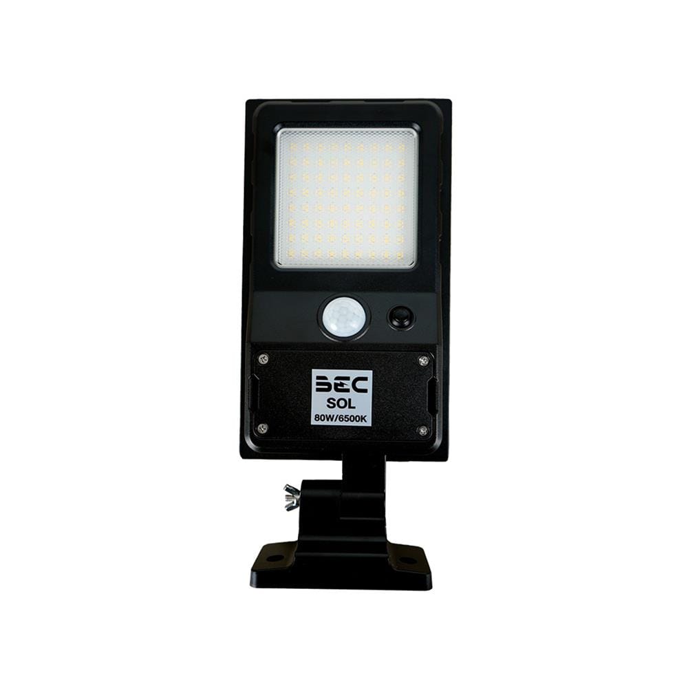 ไฟถนน SOLAR BEC SOL 80 วัตต์ DAYLIGHT สีดำ