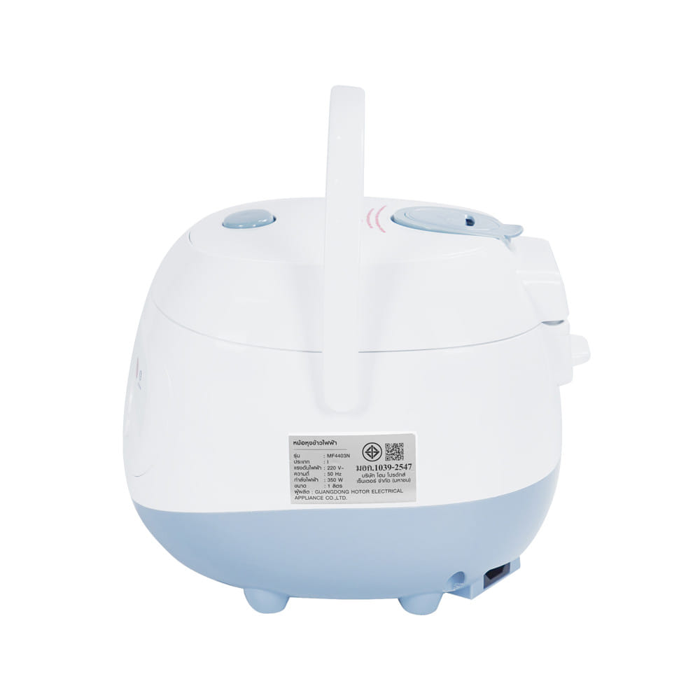 หม้อหุงข้าว MANUAL NIKITO MF4403N 1 ลิตร สีฟ้า