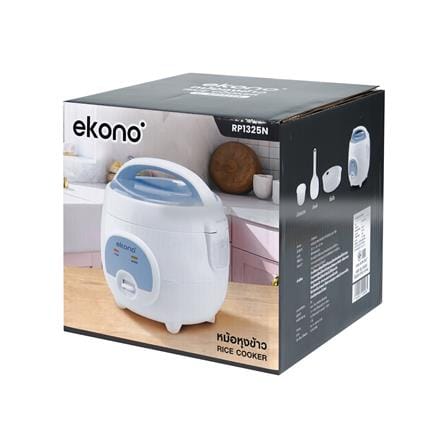 หม้อหุงข้าว MANUAL EKONO RP1325N 0.8 ลิตร สีฟ้า_5