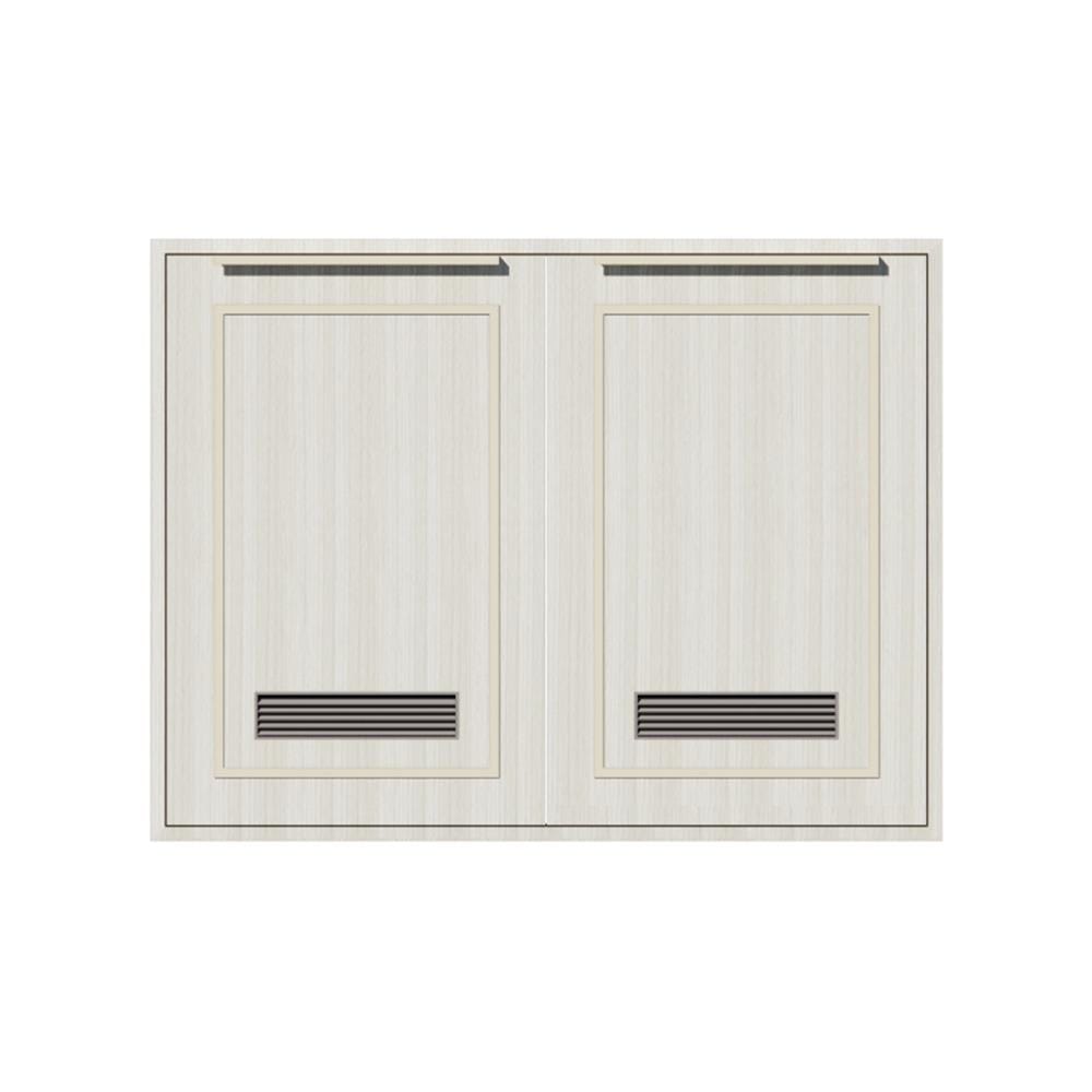 บานซิงค์คู่ช่องระบาย STARMARK KYLIE V2 85x66 ซม. สีสโมกี้ แอช
