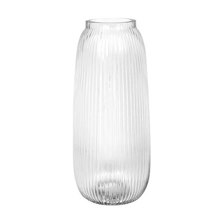 ของตกแต่ง แจกันแก้ว HOME LIVING STYLE VENUS 13x30 ซม. สีใส_0