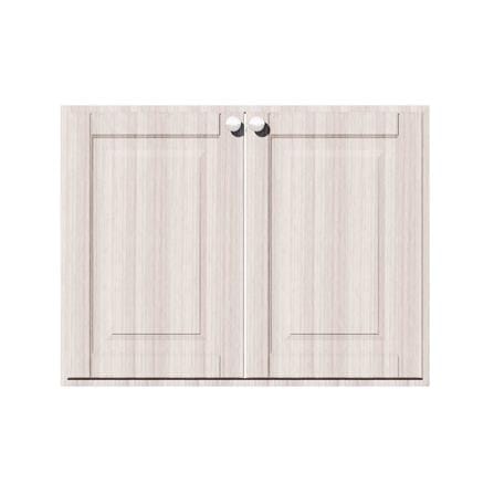 บานซิงค์คู่เรียบ STARMARK ALICE V2 85x66 ซม. สีสโมกี้ แอช_0