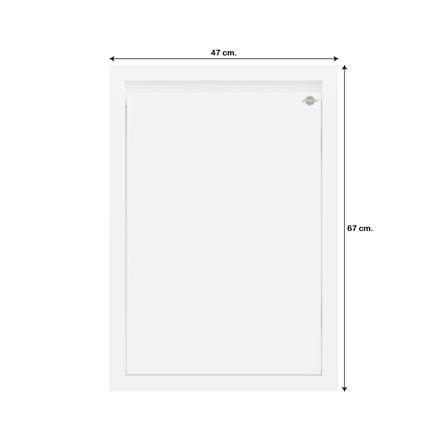 บานซิงค์เดี่ยวเรียบ JUPITER GRAND WHITE 47x67 ซม._5