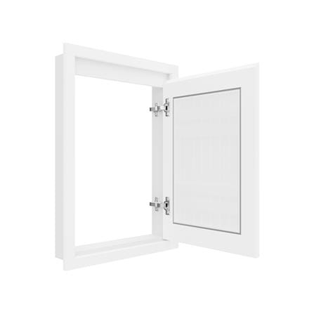 บานซิงค์เดี่ยวเกล็ดตรง JUPITER GRAND WHITE 47x67 ซม._1