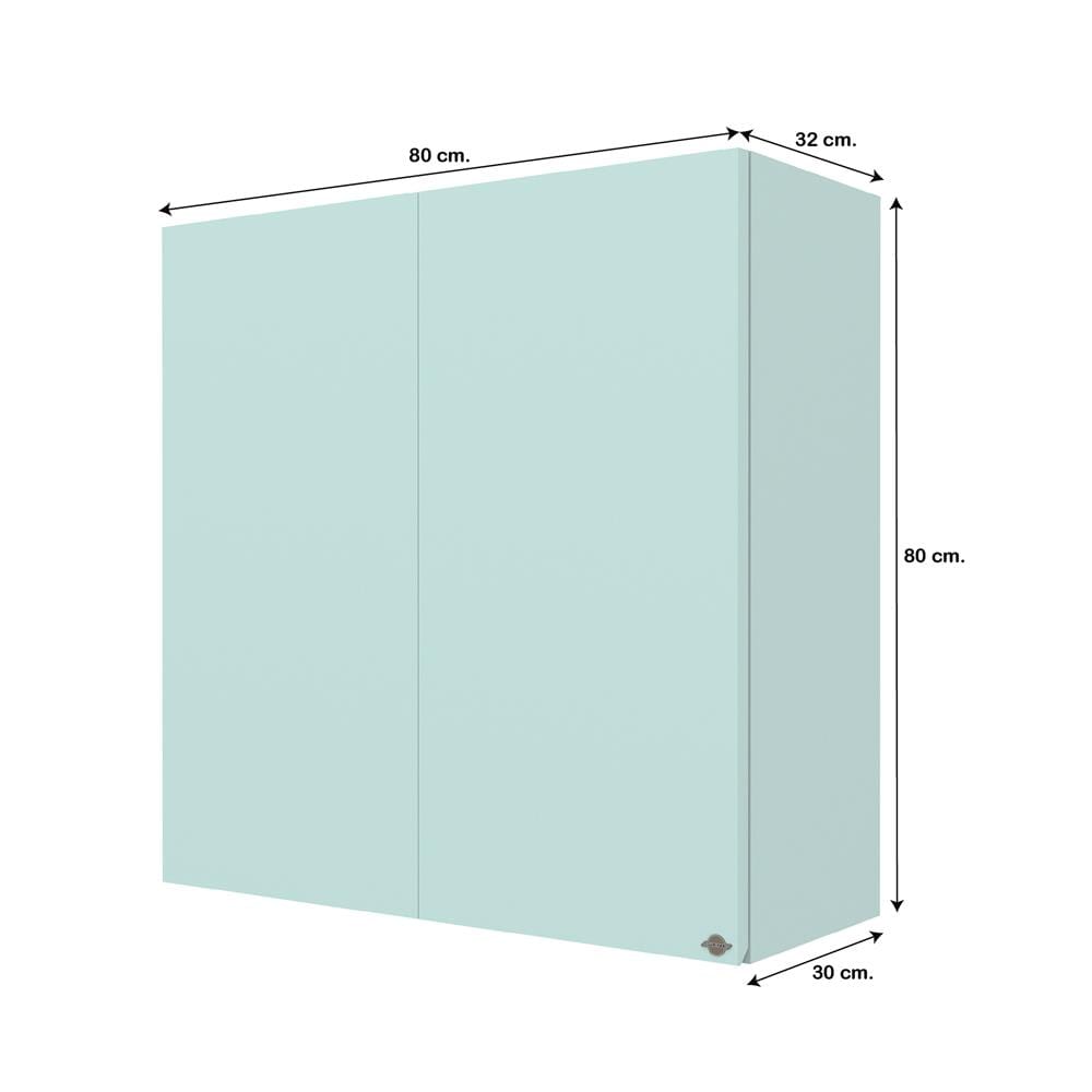 ตู้แขวนคู่ JUPITER GRAND GREEN 80x80 ซม.