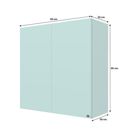 ตู้แขวนคู่ JUPITER GRAND GREEN 80x80 ซม._4