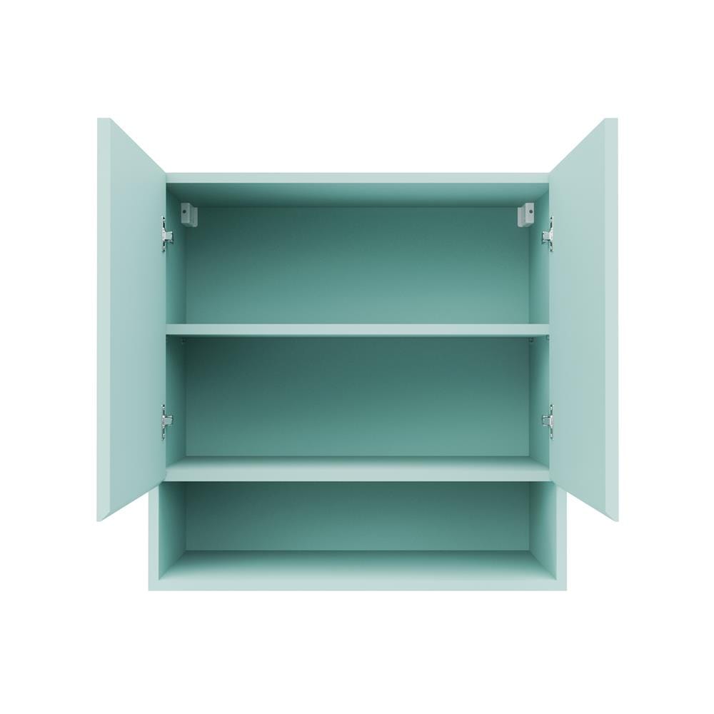 ตู้แขวนคู่พร้อมช่องโล่ง D2 JUPITER GRAND GREEN 80x80 ซม.