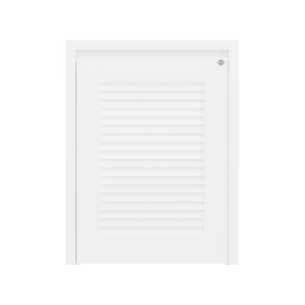 บานถังแก๊สเกล็ดนอน JUPITER GRAND WHITE 57x74 ซม.