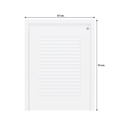 บานถังแก๊สเกล็ดนอน JUPITER GRAND WHITE 57x74 ซม._4