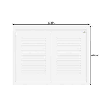 บานซิงค์คู่เกล็ดนอน JUPITER GRAND WHITE 87x67 ซม._5