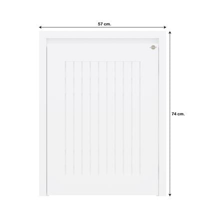 บานถังแก๊สเกล็ดตรง JUPITER GRAND WHITE 57x74 ซม._4