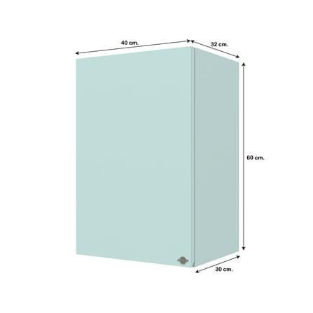 ตู้แขวนเดี่ยว JUPITER GRAND GREEN 40x60 ซม._5