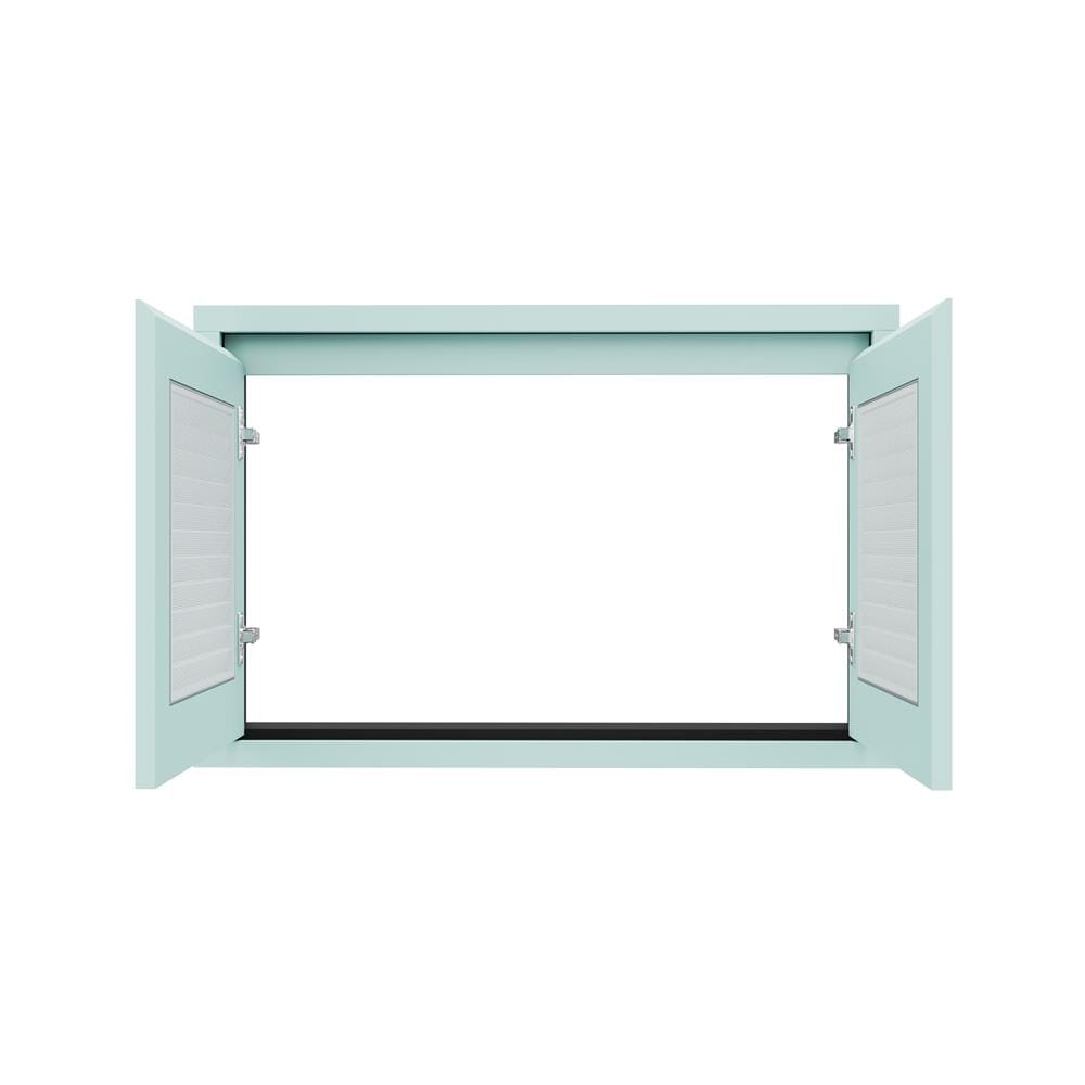 บานใต้เตาเกล็ดนอน JUPITER GRAND GREEN 87x57 ซม.