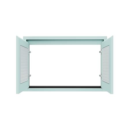 บานใต้เตาเกล็ดนอน JUPITER GRAND GREEN 87x57 ซม._2
