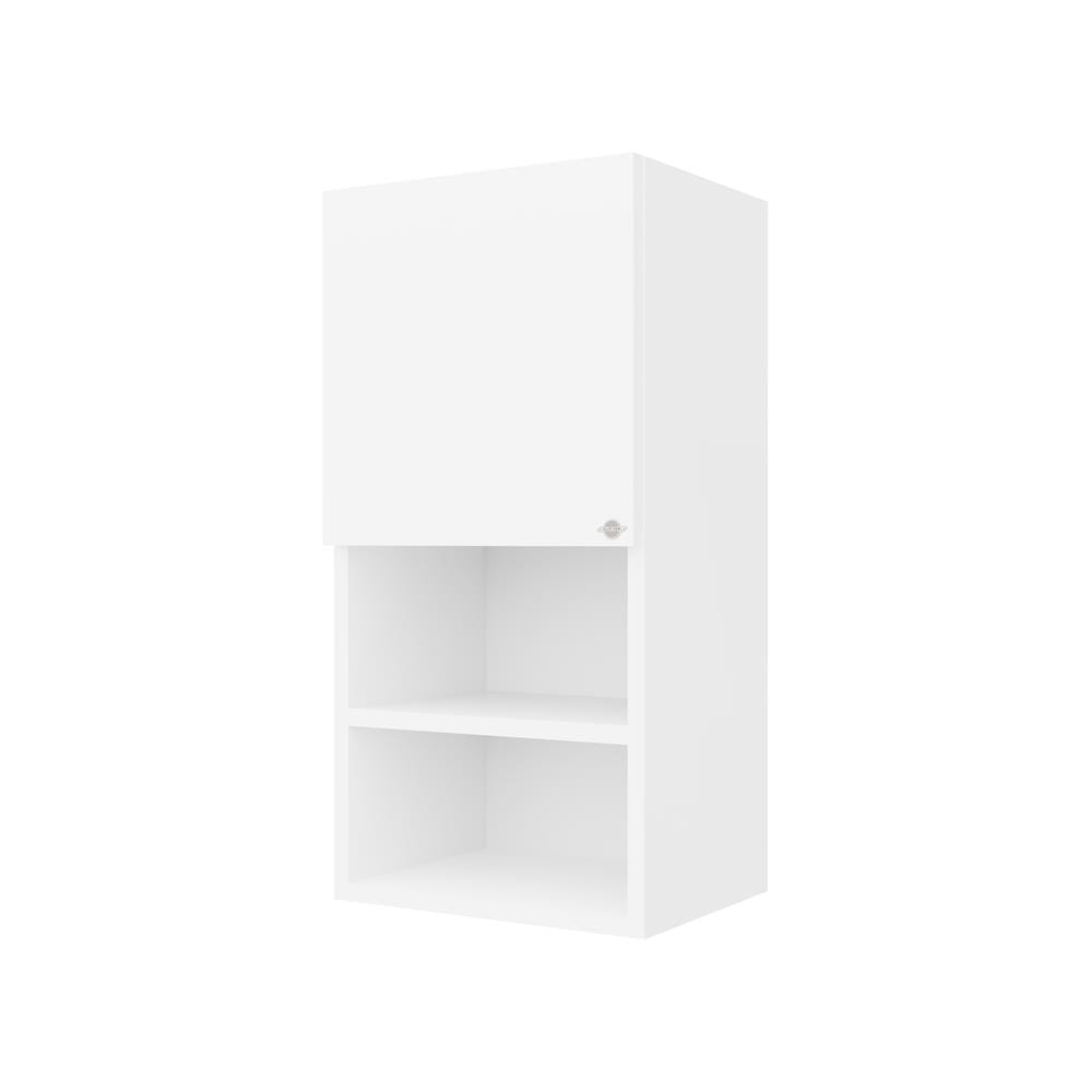 ตู้แขวนเดี่ยวพร้อมช่องโล่ง S1 JUPITER GRAND WHITE 40x80 ซม.