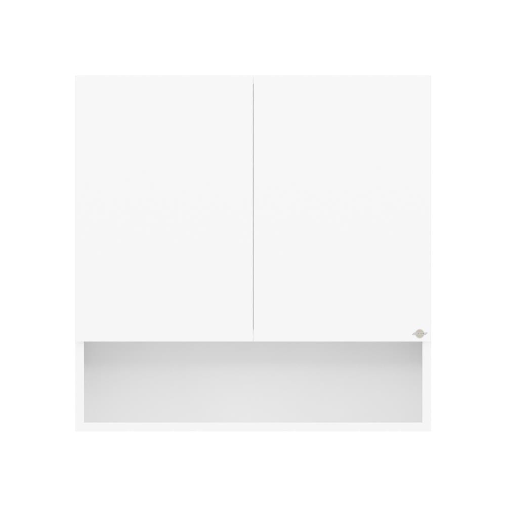 ตู้แขวนคู่พร้อมช่องโล่ง D2 JUPITER GRAND WHITE 80x80 ซม.