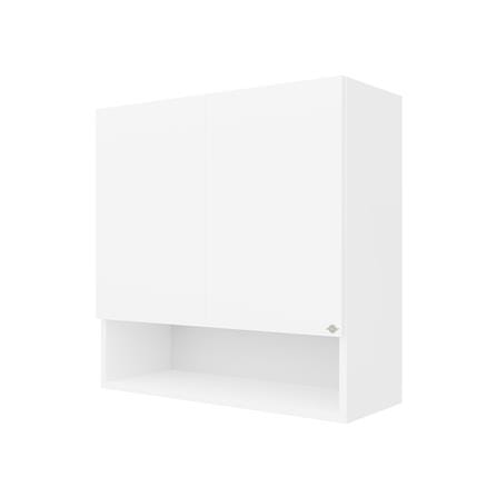 ตู้แขวนคู่พร้อมช่องโล่ง D2 JUPITER GRAND WHITE 80x80 ซม._1