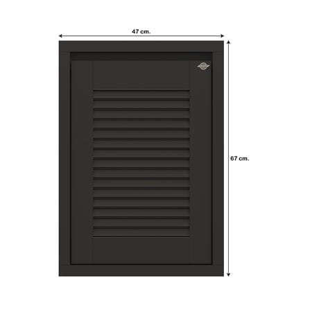 บานซิงค์เดี่ยวเกล็ดนอน JUPITER GRAND BROWN 47x67 ซม._6