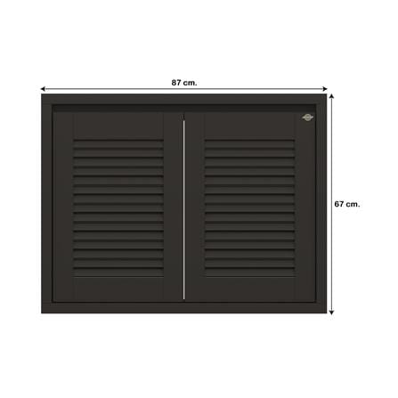 บานซิงค์คู่เกล็ดนอน JUPITER GRAND BROWN 87x67 ซม._5