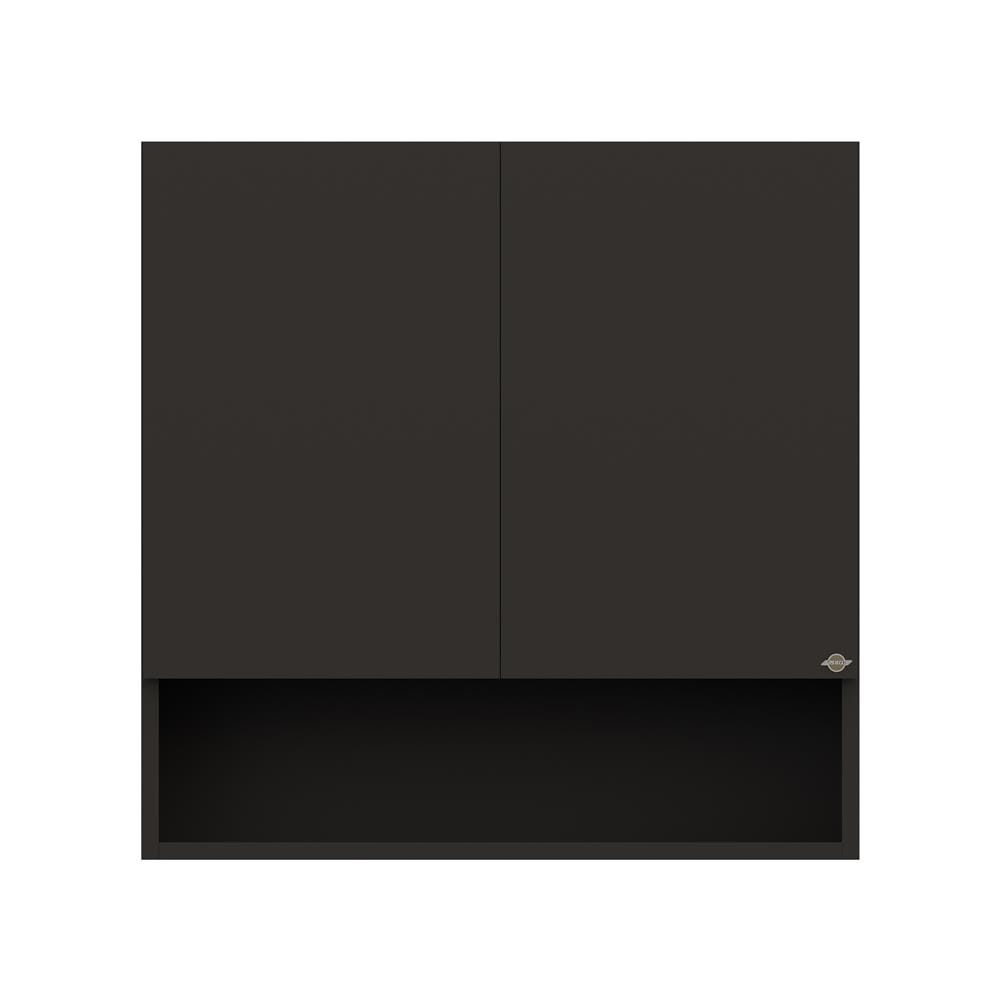 ตู้แขวนคู่พร้อมช่องโล่ง D2 JUPITER GRAND BROWN 80x80 ซม.