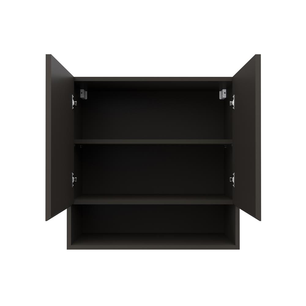 ตู้แขวนคู่พร้อมช่องโล่ง D2 JUPITER GRAND BROWN 80x80 ซม.